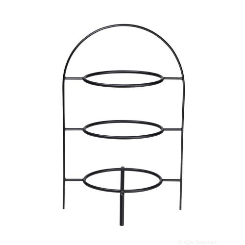ASA Ligne Noire Etagere 3-stufig für Teller 21 cm