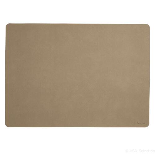 ASA Soft Leather Tischset Sandstone 46 x 33 cm