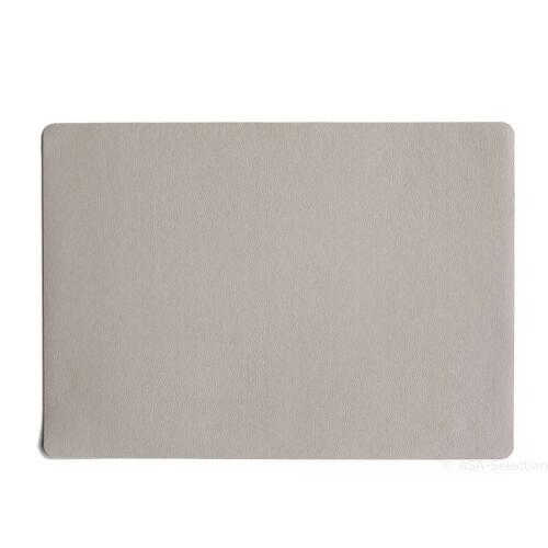 ASA Leather Optic Tischset Stone 46 x 33 cm