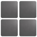 ASA Leather Optic Glasuntersetzer Basalt 4er Set
