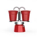 Bialetti Espressokocher-Set Mini Express mit zwei Bechern