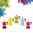 Bialetti Espressokocher Rainbow Rot für eine Tasse