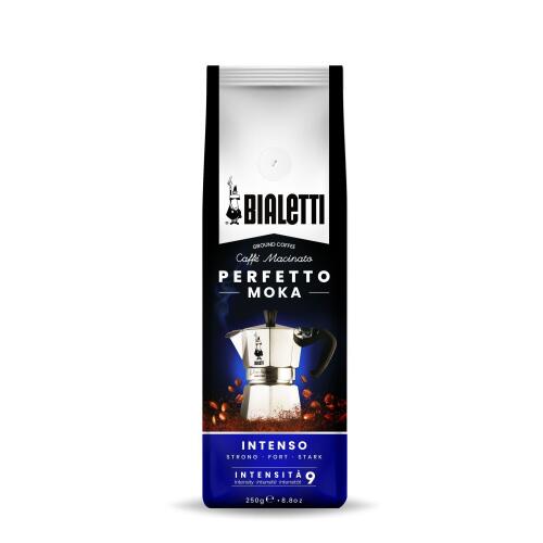 Bialetti Perfetto Moka Intenso Kaffee Gemahlen 250 g