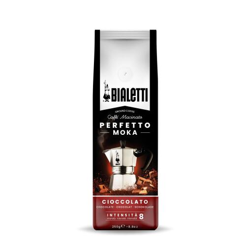 Bialetti Perfetto Moka Cioccolato Kaffee Gemahlen 250 g