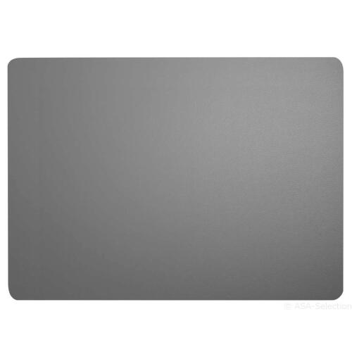ASA Leather Optic Tischset Cement 46 x 33 cm 6er Set