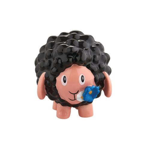 Alessi Dekofigur Happy Eternity Baby Schwarzes Schaf Nerona