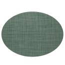 Chilewich Tischset Mini Basketweave Oval Ivy