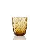 NasonMoretti Idra Wasserglas Amber Balloton