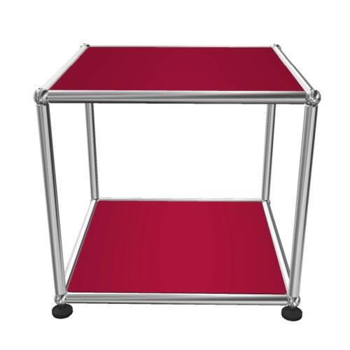 USM Haller Beistelltisch 41,8 x 41,8 x 39 cm Rubinrot