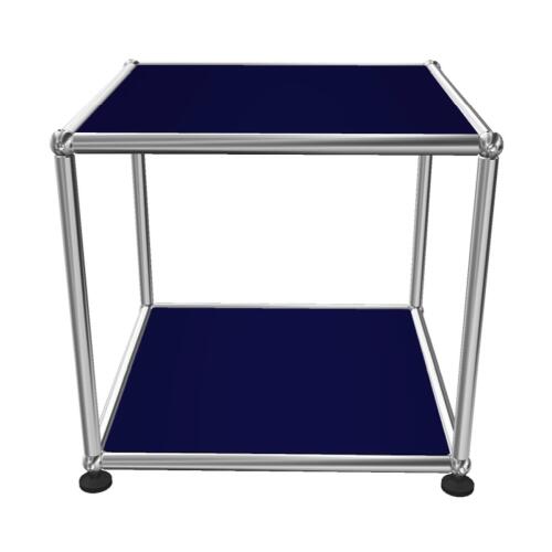 USM Haller Beistelltisch 41,8 x 41,8 x 39 cm Stahlblau