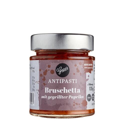 Gepps Bruschetta mit Gegrillter Paprika 135 g