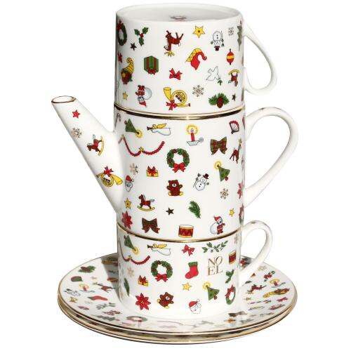 Taitu Noel Oro Geschenkset Tee für Zwei