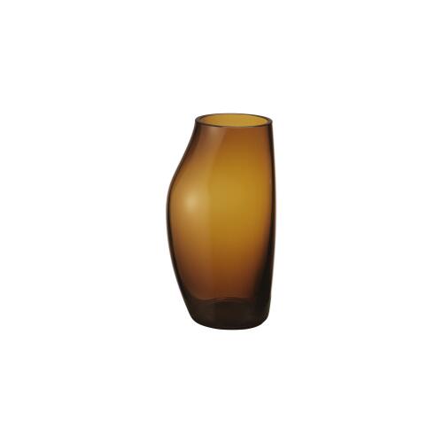 Georg Jensen Sky Vase Glas Amber 21,5 cm