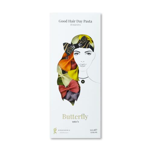 Greenomic Good Hair Day Pasta Butterfly 1960s