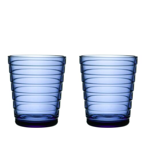 Iittala Aalto Glas Ultramarin 2er Set 220 ml