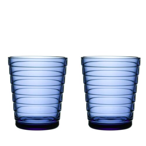 Iittala Aalto Glas Ultramarin 2er Set 220 ml