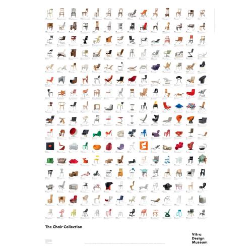 Vitra VDM Chair Collection Poster