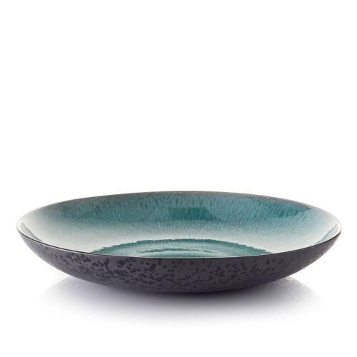 Bitz Servierplatte Schwarz/Grün 40 cm