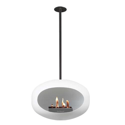 Le Feu Bioethanolkamin Sky White/ Black Pole 140 cm