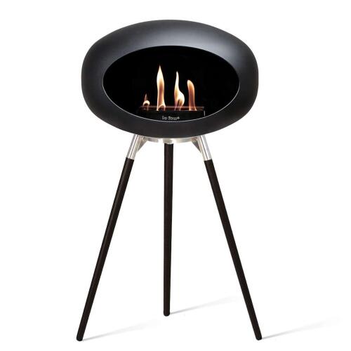 Le Feu Bioethanolkamin Sky Black/Black Pole 120 cm - Casa Due pur