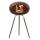 Le Feu Bioethanolkamin Ground High Mocca/ Steel Bowl/Smoked Oak Legs 79 cm