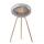 Le Feu Bioethanolkamin Ground High Nickel/ Steel Bowl/Soaptreated Oak Legs 79 cm