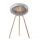 Le Feu Bioethanolkamin Ground High Nickel/ Steel Bowl/Soaptreated Oak Legs 79 cm