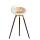 Le Feu Bioethanolkamin Ground High White/ Roségold Bowl/Black Oak Legs 79 cm