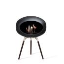 Le Feu Bioethanolkamin Ground Low Black/Steel Bowl/Black...