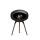Le Feu Bioethanolkamin Ground Low Black/Black Bowl/Smoked Oak Legs 45 cm