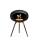 Le Feu Bioethanolkamin Ground Low Black/Roségold Bowl/Smoked Oak Legs 45 cm