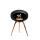 Le Feu Bioethanolkamin Ground Low Black/Roségold Bowl/Roségold Legs 45 cm
