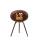 Le Feu Bioethanolkamin Ground Low Mocca/Roségold Bowl/ Smoked Oak Legs 45 cm