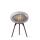 Le Feu Bioethanolkamin Ground Low Nickel/Black Bowl/ Smoked Oak Legs 45 cm