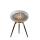 Le Feu Bioethanolkamin Ground Low Nickel/Roségold Bowl/ Black Oak Legs 45 cm