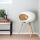 Le Feu Bioethanolkamin Ground Low White/Steel Bowl/Soaptreated Oak Legs 45 cm