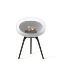 Le Feu Bioethanolkamin Ground Low White/Black Bowl/Black...