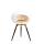 Le Feu Bioethanolkamin Ground Low White/Roségold Bowl/Black Oak Legs 45 cm