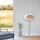 Le Feu Bioethanolkamin Ground Steel High White/Steel Plate/Steel Pole 80 cm