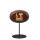 Le Feu Bioethanolkamin Ground Steel Low Mocca/Black Plate/ Black Pole 50 cm