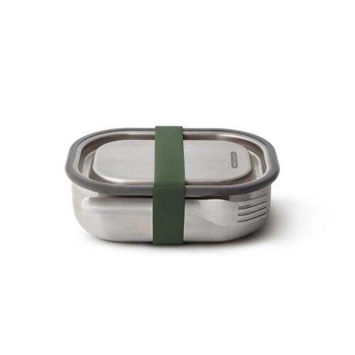 Black+Blum Edelstahl-Lunchbox Klein Olive 600 ml