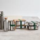 Black+Blum Edelstahl Sandwich-Box Groß Olive 1250 ml