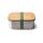 Black+Blum Edelstahl Sandwich-Box Groß Olive 1250 ml
