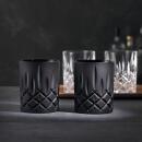 Nachtmann Noblesse Whiskybecher Mattschwarz 2er Set