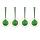 Blomus Kitai Weihnachtsschmuck Glaskugel Duck Green 4er Set