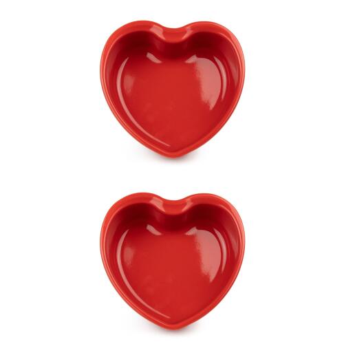 Peugeot For You Herzform Rot 13,5 cm 2er Set