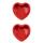 Peugeot For You Herzform Rot 13,5 cm 2er Set