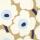 IHR Ideal Home Range Lunch Servietten Unikko Cream Gold 33 x 33 cm