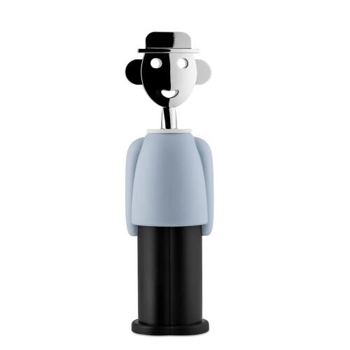 Alessi Korkenzieher Alessandro Blassblau