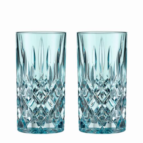 Nachtmann Noblesse Longdrinkglas Aqua 2er Set